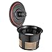 6 Pack Universal Reusable K Cup Coffee Filter for Keurig 2.0 & 1.0 Coffee Makers, Refillable Ground Coffee Filter, Compatible with K-Cup Pod Coffee Makers