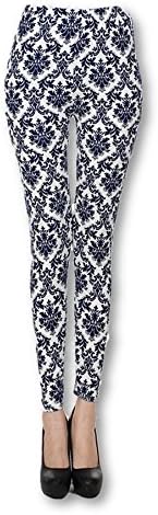 Super Comfy Patterned Leggings For Women - Various Designs & Colours - Super Soft Spandex - 8/10/12/14 - Stretchy One Size