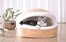 ShellKingdom Cat Bed,Creative Pet Bed for Kitty Cat and Small Dog（Beige，Hamburget）