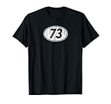 Amateur radio call sign 73 T-shirt