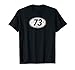 Amateur radio call sign 73 T-shirt