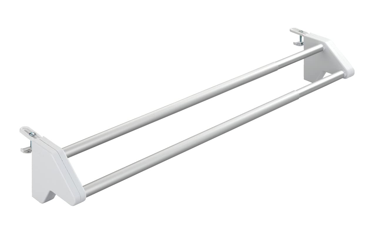 WENKO 3702100 Radiator Clothes Dryer Standard - extendable, Aluminium, 62-110 x 11.5 x 13 cm, Aluminium