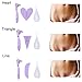 Bikini Trimmer Shaver for Women Privates Hair Shaver, LITOON Bikini Privates Shaving Stencil Female Privates Secret Intimate Shaping Tool (Heart)