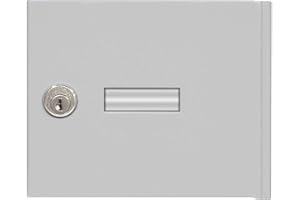 Salsbury Industries 3651ALM Replacement Door and Lock Standard A Size for 4B+ Horizontal Mailbox with Keys, Aluminum
