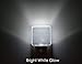 UL Listed 0.5W Plug in LED White Night Light, Dusk to Dawn Sensor, 2 Pieces