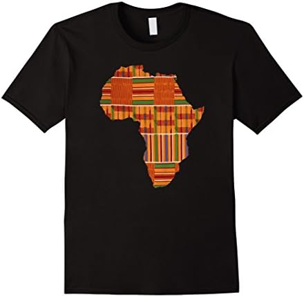 Men's AFRICA Shirt, Africa Tee, Africa T-Shirt, Map Of Africa Large Black