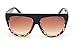 GAMT Vintage Top Flat Full Rimmed Plastic Cateye Sunglasses Black-leopard