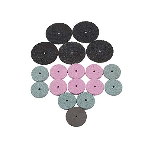 Yesbaby 147pcs Rotary Polishing Tool Set 1/8" Shank Sanding Polish Cutting Accessory Bit