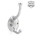 WEBI Coat Hooks,6 Hooks for Hanging,Heavy Duty Hat Hooks Wall Towel Hooks for Closet,Mudroom,Backpack,Chrome