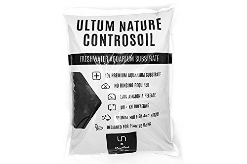 Ultum Nature Controsoil Freshwater Planted Aquarium Substrate - Fine Black (10 Liter)