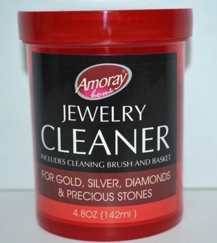 Jewelry Cleaner Solution Safely Clean all Jewelry Gold Silver &amp; Diamonds