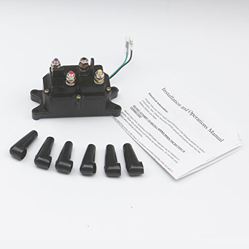 kipa Winch Solenoid Relay 12V 250A for ATV UTV SUV Jeep Trailer Hydraulic Pump Lift Jack Replace OEM Part # 63070 62135 74900 2875714 70715 with Waterproof Caps and Instruction Manual - Image 6