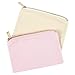 Bridal Shower Makeup Bag - 5-Pack Cosmetic Pouches for Wedding Favors, Bachelorette Party Gifts, and Bridal Shower Accessories, 7 x 5 Inches