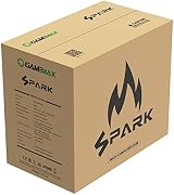 GameMax Spark Micro-ATX Gaming PC Case Dual Tempered Glass USB3 Type C White view 25