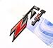 Yoaoo 2Pack OEM Black Red Z71 4x4 Emblems Badges Compatible with Silverado Sierra Tahoe Suburban 1500 2500Hd 3500Hd Decal