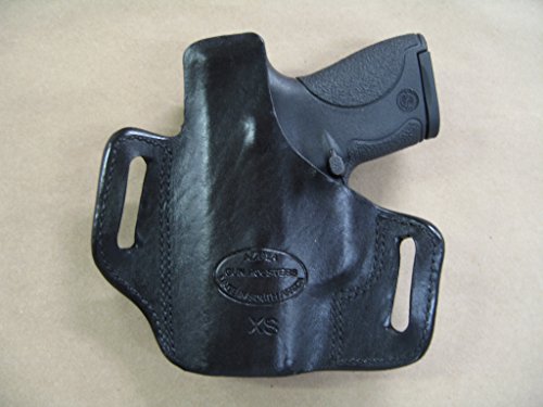 thumbnail image 2 of Azula Leather Pancake Holster For S&W Shield 9mm/.40 - OWB Right Hand Tan Belt Holster 2 of 11