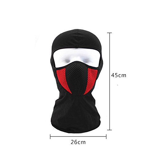 image for Glumes Face Mask Windproof Sun Dust Cold Snow Rain Protection Solid Co