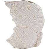 Tedkary Handmade Ceramic Vase for Dried Flowers - Modern Home Decor, Rustic Table Centerpiece, Small Decorative Vase for Pampas Grass & Preserved Bouquets.