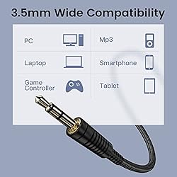 EKSA Headset with Microphone for PC, 3.5mm Wired