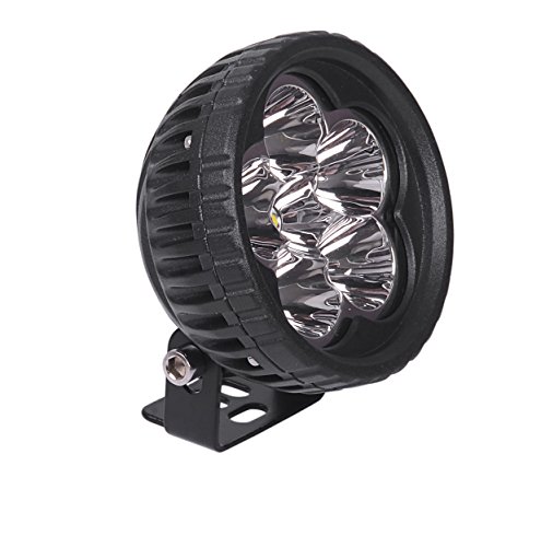 JAHURD LED Light Bar 18W Spot, 2 PCS 4" Inch Round Work Light Bars Spot Lamp LED Pods Driving Fog Lights for Off-road,4WD, Truck, Car, ATV, SUV, Motocycle,Boat -Waterproof IP67