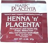 Hask Placenta Henna N Placenta Conditioning Treatment Strengthens & Repairs Dry, Brittle, Lifeless Hair 2Oz/57G
