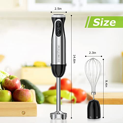 Immersion Hand Blender, 2in1 MultiPurpose Hand Blender, 500W
