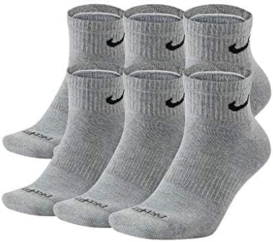 nike dri fit cushion quarter socks