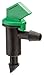 Rain Bird FE40-25S Drip Irrigation 4 Gallon Per Hour Flag Dripper/Emitter, 25-Pack,Green/Black