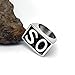 FANSING Biker Ring Mens, Cosplay SO Rings, Stainless Steel, Size 7-12
