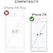 iPhone 8 Case, iPhone 7 Case, Clear Scratch Resistant Transparent Back Cover  with  TPU Rubber Shock Bumper for iPhone 8 & iPhone 7 Air Space Shockproof -Rose Gold