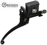 Hydraulic Brake Lever Master Cylinder - Premium Right Side Lever 7/8 Inch 8mm Mirror Hole - Perfect for 50cc, 125cc, 150cc, 250cc, GY6, Scooter, Moped, ATV, Quad - Easy Installation - Precision Auto