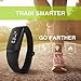 Fitness Tracker, Alisten Waterproof Activity Tracker with Heart Rate Monitor Bluetooth Wireless Smart Bracelet Smart band with Sleep Monitoring Wristband for IOS and Android -Black