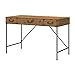 Bush Furniture Ironworks Writing Desk, 48W, Vintage Golden Pine