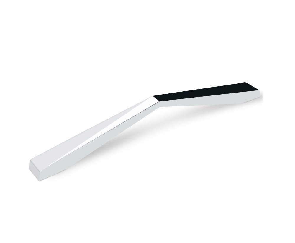 VIBORG 4 Pieces Zinc Alloy Modern Kitchen Cabinet Cupboard Door Handle Knob Pull Wardrobe Dresser Drawer Handles Pulls Chrome SA-778-PSS (4, Hole-to-hole: 160mm)