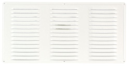 Air Vent 8 in. H x 16 in. L White Aluminum Undereave Vent