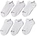 Under Armour No Show Socks (6-Pair), Solid White