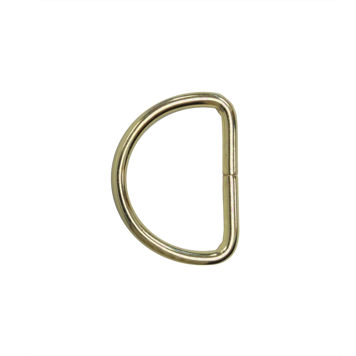 Merriway® BH01612 (20 Pcs) EB Curtain Metal D-Ring, 19mm (3/4 inch) Brass Plated - Pack of 20 Pieces