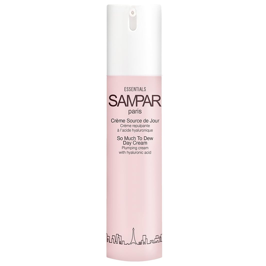 Sampar Essentials So Much to Dew Day Cream - Maintains 24H Non-Stop Moisturising Cream with Hyaluronic Acid - All Skin Types 50ml