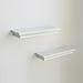 Floating Shelves Wall Mounted,Set of 2,Classic Crown Molding Design,Great for Bedroom,Living Room,Bathroom,Kitchen,5 Inch Depth,Deeper than others,White