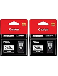 Original de Canon PG-240 X L (5206b001) Black Ink Cartridge 2-Pack, Negro