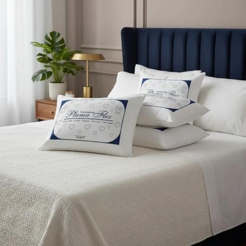 Kit 4 Travesseiros Premium Extra Macio Antialérgico Lavável e Antimofo Conforto para Dormir