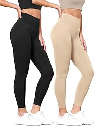 ODODOS ODLEX 2-Pack High Waist 7/8 Length Workout
