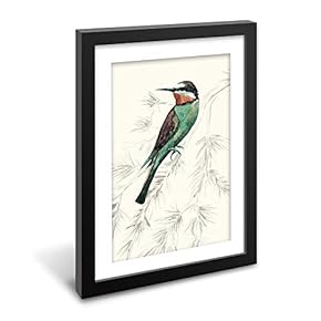 Black Paper Framed Canvas Wall Art for Living Room, Bedroom Beautiful Birds Flying Canvas Prints for Home Decoration Ready to Hanging - 23x31 inches