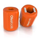 Bit Magnetizer Ring and Demagnetizer by Olsa Tools | Screwdriver Bit Drive Holder for Magnetic Driver Bits | Powerful Neodymium Magnet | Works With Allen/Hex Keys