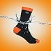 DexShell ThermLite Waterproof Socks, Tangelo Red, Medium