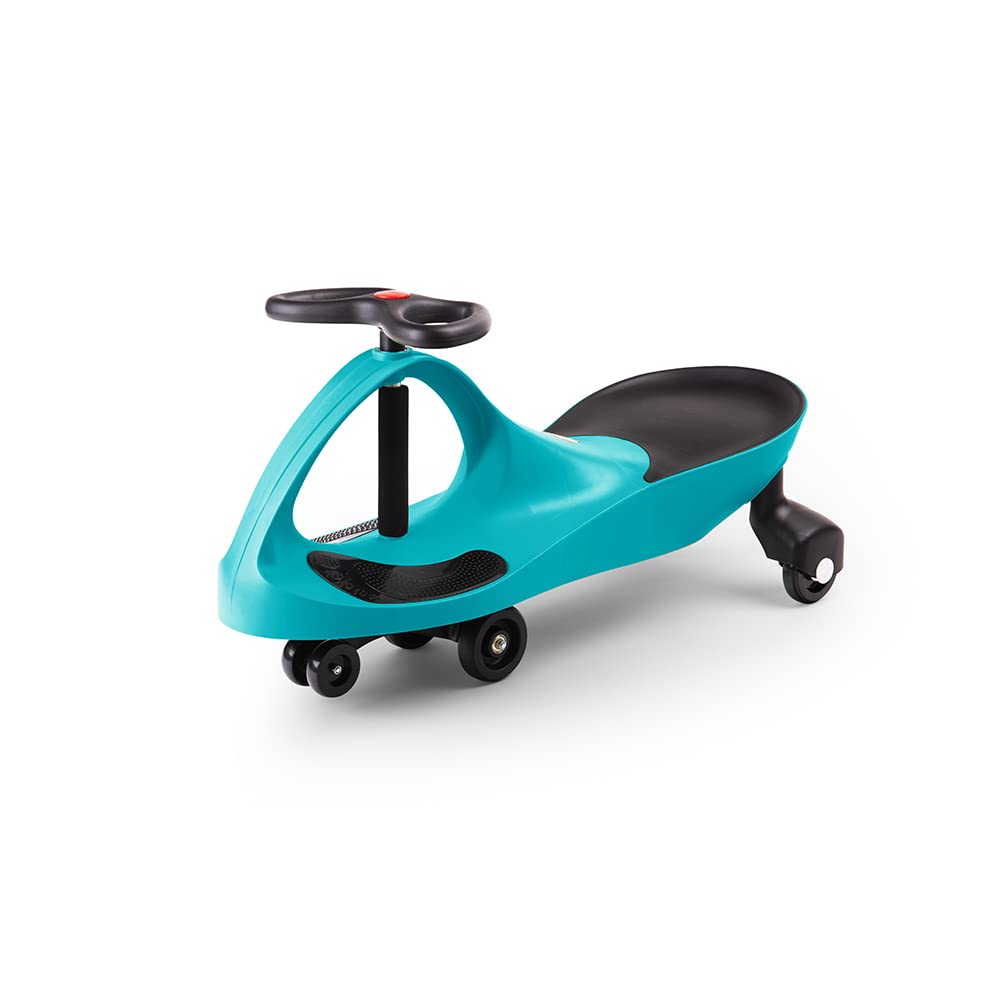 Didicar Teal Ride On Wiggle Car | Sit On Scooter for Kids | Balance Toy Cars with Seat & Steering Wheel | Toddler Gifts for 3+ Year Old Boys & Girls | Vehicles for Indoor & Outdoor Play