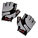 BOODUN B-001 Cycling Half Finger Gloves with Shock-Absorbing Foam Pad, Grey, Large