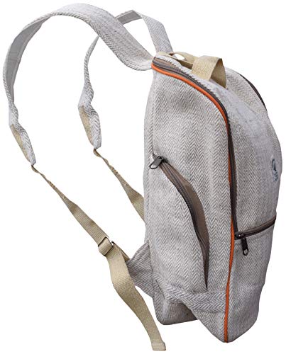 Gheri Hanf Rucksack Baumwolle Gefüttert Einstellbar Gurt Rucksack Beutel A – Bild 5