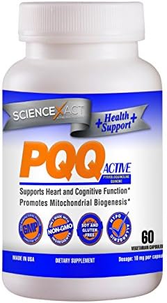 PQQ 10 Mg, Vegetarian Capsules, NON - GMO and Hypoallergenic Pure Pyrroloquinoline Quinone (60)