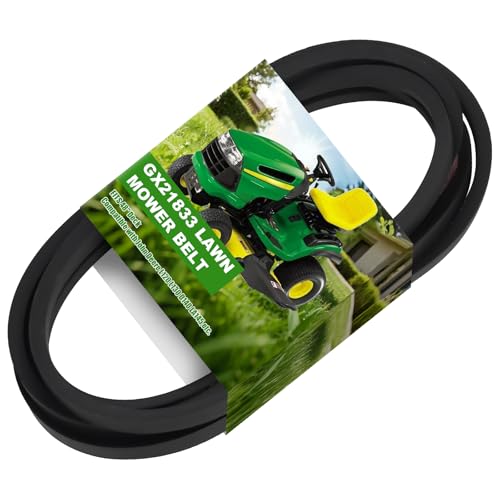 Upgraded GX21833 Deck Drive Belt Replacement Compatible with John Deere L120 L130 145 D140 LA145 LA130 D150 D160 LA165 LA155 X165 48-Inch Deck GX20571 Fit Stens 265-238